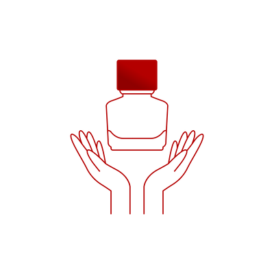Handabgefüllt